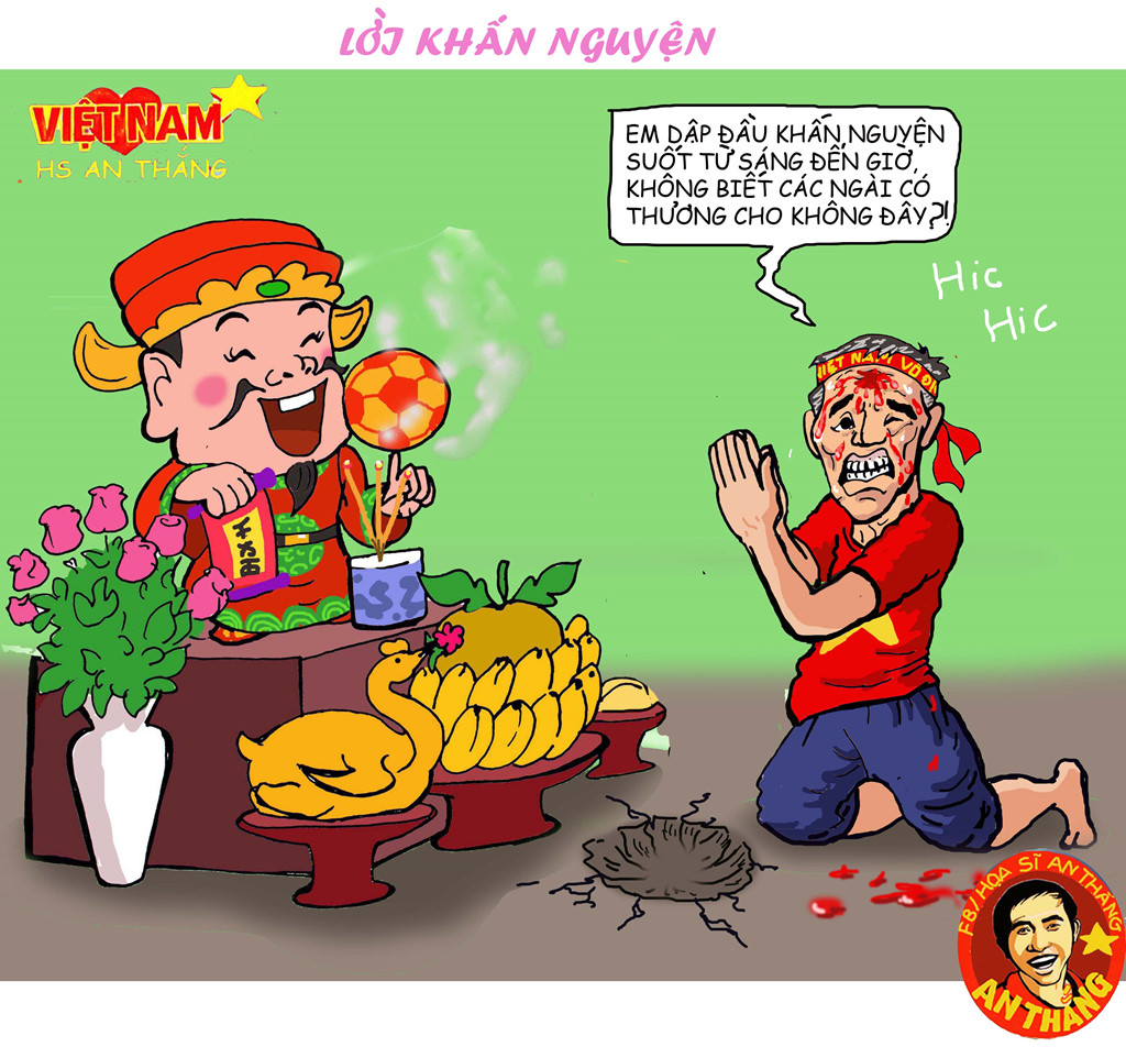 Hí họa: U23 Việt Nam tạo địa chấn Á châu